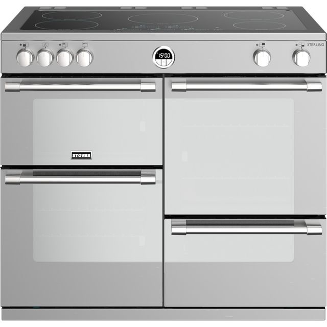 Stoves Sterling S1000EI 100cm Electric Range Cooker - Stainless Steel - Sterling S1000EI_SS - 1